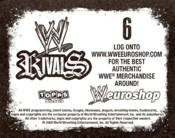 2009 Topps WWE Rivals #6 John Cena Back
