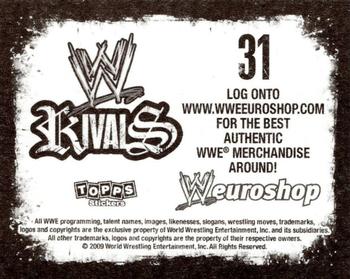 2009 Topps WWE Rivals #31 The Miz Back