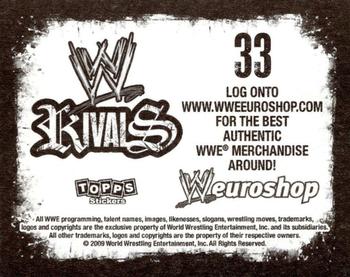 2009 Topps WWE Rivals #33 The Miz Back
