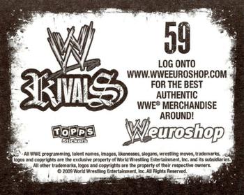 2009 Topps WWE Rivals #59 CM Punk Back