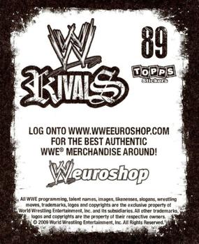 2009 Topps WWE Rivals #89 Jeff Hardy Back