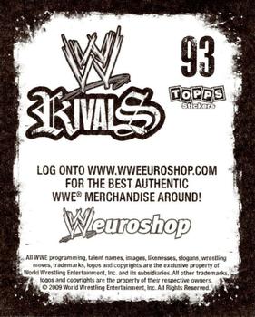 2009 Topps WWE Rivals #93 Jeff Hardy Back