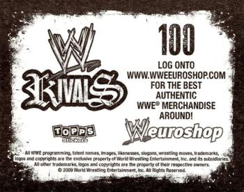 2009 Topps WWE Rivals #100 John Morrison Back
