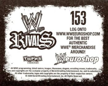 2009 Topps WWE Rivals #153 Chris Jericho Back