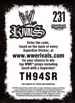 2009 Topps WWE Rivals #231 Batista Back