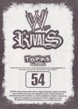2009 Topps WWE Rivals Spanish #54 CM Punk Back