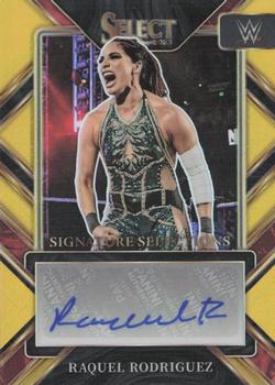 2023 Panini Select WWE - Signature Selections Gold Prizms #SL-RQR Raquel Rodriguez Front