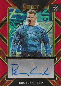 2023 Panini Select WWE - Signature Selections Red Prizms #SL-BCR Brutus Creed Front