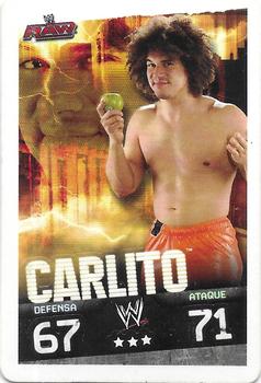 2009 Topps WWE Slam Attax Sabritas #NNO Carlito Front