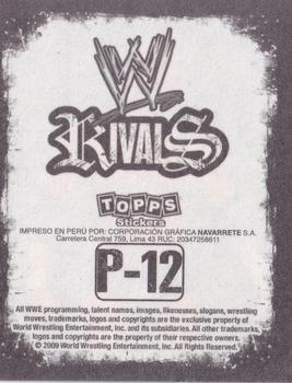 2009 Topps WWE Rivals Spanish - Poster #P12 Triple H Back