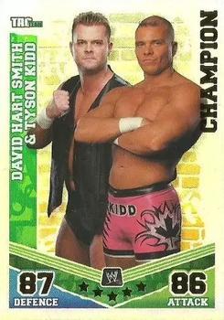 2010 Topps Slam Attax WWE Mayhem (UK Variant) #NNO David Hart Smith / Tyson Kidd Front