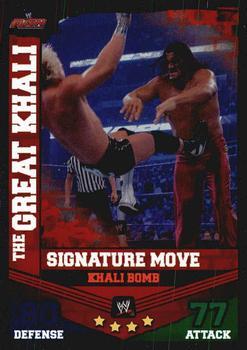 2010 Topps Slam Attax WWE Mayhem (UK Variant) #NNO The Great Khali Front