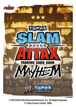 2010 Topps Slam Attax WWE Mayhem (UK Variant) #NNO Maryse Back
