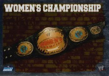 2010 Topps Slam Attax WWE Mayhem (UK Variant) #NNO Women's Championship Front