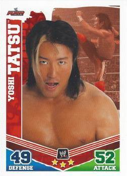 2010 Topps Slam Attax WWE Mayhem (UK Variant) #NNO Yoshi Tatsu Front