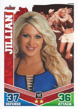 2010 Topps Slam Attax WWE Mayhem (UK Variant) #NNO Jillian Front