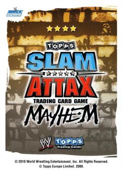 2010 Topps Slam Attax WWE Mayhem (UK Variant) #NNO CM Punk Back