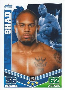 2010 Topps Slam Attax WWE Mayhem (UK Variant) #NNO Shad Front