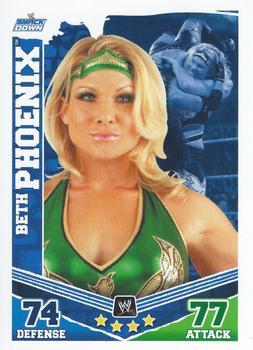 2010 Topps Slam Attax WWE Mayhem (UK Variant) #NNO Beth Phoenix Front
