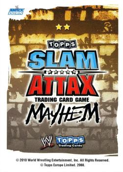 2010 Topps Slam Attax WWE Mayhem (UK Variant) #NNO Rosa Mendes Back