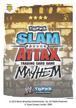 2010 Topps Slam Attax WWE Mayhem (UK Variant) #NNO Wade Barrett Back