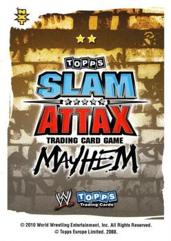 2010 Topps Slam Attax WWE Mayhem (UK Variant) #NNO Alex Riley Back