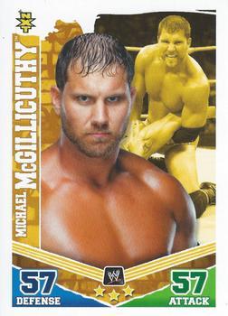2010 Topps Slam Attax WWE Mayhem (UK Variant) #NNO Michael McGillicutty Front