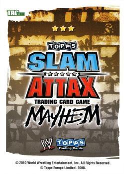 2010 Topps Slam Attax WWE Mayhem (UK Variant) #NNO Trent Barreta / Caylen Croft Back