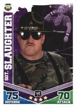 2010 Topps Slam Attax WWE Mayhem (UK Variant) #NNO Sgt. Slaughter Front
