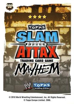 2010 Topps Slam Attax WWE Mayhem (UK Variant) #NNO Rowdy Roddy Piper Back