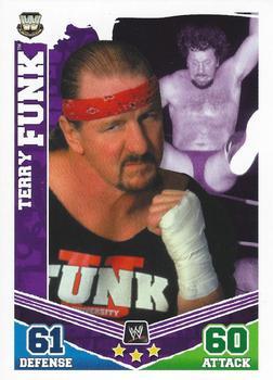 2010 Topps Slam Attax WWE Mayhem (UK Variant) #NNO Terry Funk Front