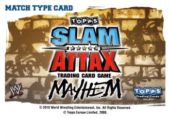 2010 Topps Slam Attax WWE Mayhem (UK Variant) #NNO Backstage Brawl Back