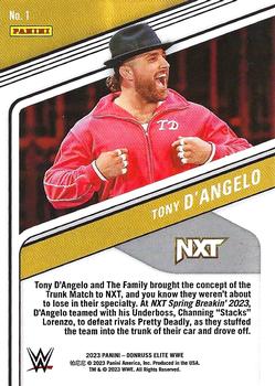 2023 Donruss Elite WWE #1 Tony D'Angelo Back