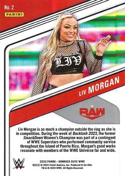 2023 Donruss Elite WWE #2 Liv Morgan Back