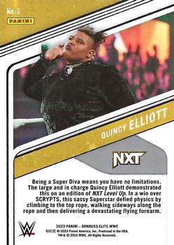 2023 Donruss Elite WWE #3 Quincy Elliott Back