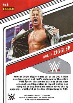 2023 Donruss Elite WWE #5 Dolph Ziggler Back
