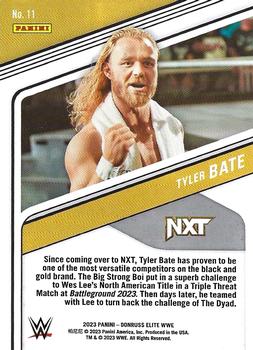 2023 Donruss Elite WWE #11 Tyler Bate Back