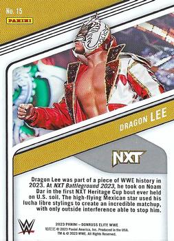2023 Donruss Elite WWE #15 Dragon Lee Back