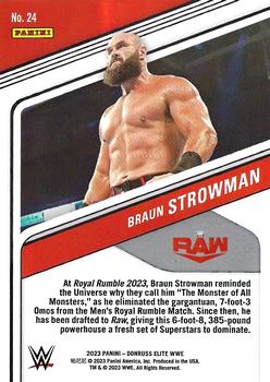 2023 Donruss Elite WWE #24 Braun Strowman Back