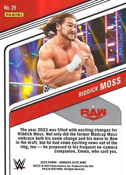 2023 Donruss Elite WWE #29 Riddick Moss Back
