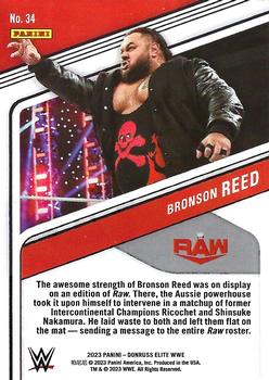 2023 Donruss Elite WWE #34 Bronson Reed Back