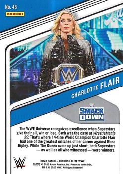 2023 Donruss Elite WWE #46 Charlotte Flair Back