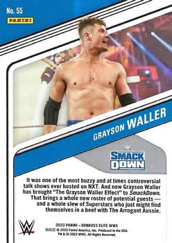 2023 Donruss Elite WWE #55 Grayson Waller Back