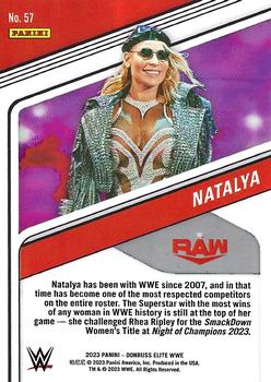 2023 Donruss Elite WWE #57 Natalya Back