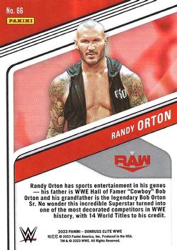 2023 Donruss Elite WWE #66 Randy Orton Back