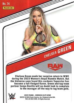 2023 Donruss Elite WWE #74 Chelsea Green Back