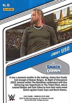 2023 Donruss Elite WWE #90 Jimmy Uso Back