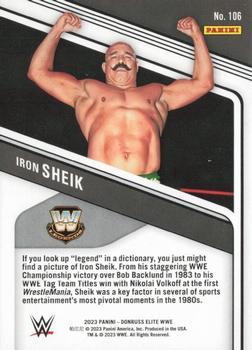 2023 Donruss Elite WWE #106 Iron Sheik Back