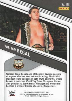 2023 Donruss Elite WWE #118 William Regal Back