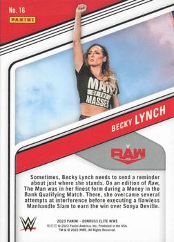 2023 Donruss Elite WWE - Blue #16 Becky Lynch Back